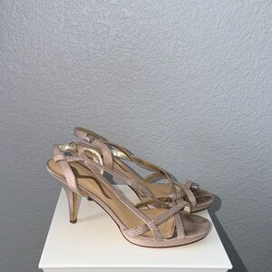 Nina Women's Strappy Heels - Light Brown